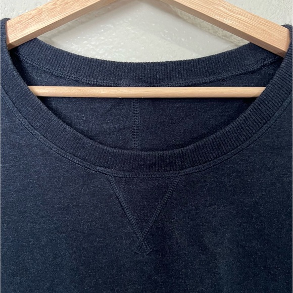 Lululemon Tea Lounge Pullover Heathered Deep Navy - Picture 9 of 12